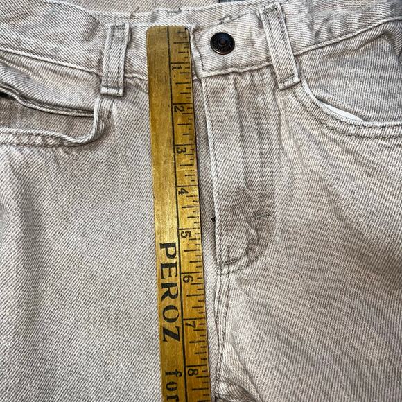 Vintage 80s LEE denim taper leg jeans boys size 8 neutral tan shade - Picture 4 of 9